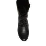 Steve Madden Women's Troopa Black Leather Boots