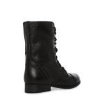Steve Madden Women's Troopa Black Leather Boots