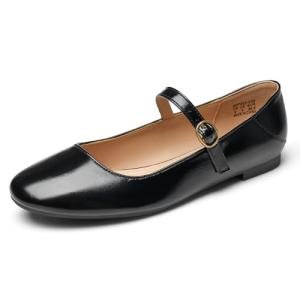 Rekayla Women's Black Slip-On Mary Jane Flats Size 9