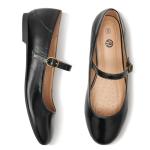 Rekayla Women's Black Slip-On Mary Jane Flats Size 9