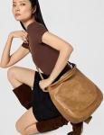 Frye womens Melissa Hobo Shoulder Handbag, Beige, One Size US