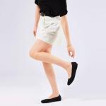 Frank Mully Women's Knit Ballerina Flats - Black