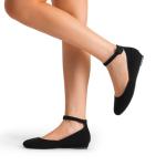 Dream Pairs Women's Black Ballerina Flats