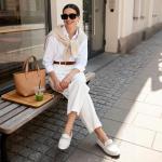 DREAM PAIRS Loafers for Women Casual Comfortable Slip On Flat Lightweight Leisure Work Shoe Comfort Walking Shoes,Size 10,White,DWUMSP2501