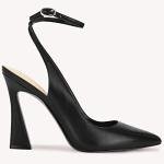 Reoplty Womens Closed Toe Ankle Strap Heels Pointed Toe Pumps Shoes Slingback High Heel Wedding Dress Shoes