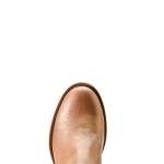 ARIAT Women's Wexford Chelsea Boot, Metallic Pearl/Polo Brown, 7.5