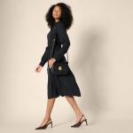 Amazon Essentials Women's Slingback Heels, Black Patent, 13