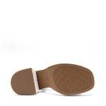 DREAM PAIRS Heels for Women Block Chunky Platform High Heels Open Toe GISELLE Fashion Wedding Party Evening Prom Dance Ankle Strap Dress Pump Sandals Shoes,Size 8,White