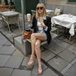 Gold Strappy High Heel Open Toe Sandals for Women