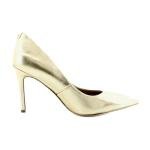 Sam Edelman Hazel Pump in Amber Gold, Size 7.5