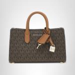 Michael Kors Scarlett Extra-Small Crossbody Bag, Gold-Tone Hardware/Brown/Acorn, One Size