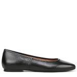 Vionic Womens Orinda Ballet Flat Black Leather 8 M