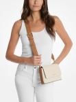 Michael Kors Nessa Small Messenger, Gold-Tone Hardware/Vanilla/Acorn