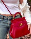 JW PEI Women's Lucia Classic Top Handbag - Claret