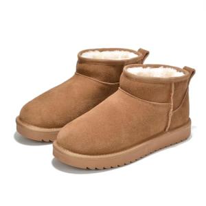Project Cloud Genuine Suede Ankle Boots for Women - Water Resistant with Memory Foam Insole Winter Boots for Women - Trending Shoes & Comfortable Women's Ankle Boots (Hippy, Chestnut, 8)