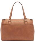 Calvin Klein Reyna Novelty Satchel, Caramel, One Size