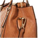 Calvin Klein Reyna Novelty Satchel, Caramel, One Size