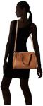 Calvin Klein Reyna Novelty Satchel, Caramel, One Size