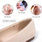 MUSSHOE Flats for Women Comfortable Pointed Toe Dressy Loafers for Women,Nude Suede 8
