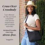 Baggallini womens Cross Over Crossbody Portobello,One Size