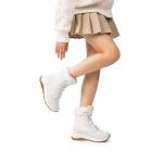 DREAM PAIRS Women's Winter Snow Boots Waterproof Lightweight Warm Faux Fur Lined Insulated Outdoor Ladies Mid-Calf Booties,Size 8,Beige,SDSB2423W