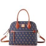 Dooney & Bourke Gretta Blue Domed Satchel