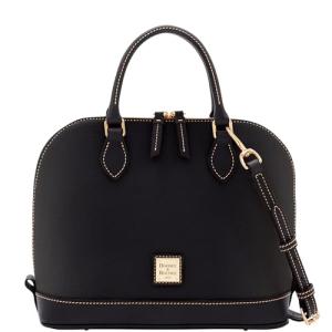 Dooney & Bourke Women's Large Black Leather Satchel