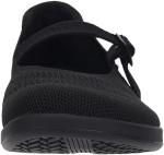 WHITIN Barefoot Mary Jane Flats for Women Wide Toe Box Shoes Minimalist Zero Drop Sole Size 8 Knit Width Fit Ballerina Ballet Walking Soft Strap Wedding Black 39