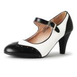 Retro Mary Jane Oxford Pumps - Cute Heels