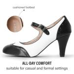 Retro Mary Jane Oxford Pumps - Cute Heels