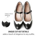 Retro Mary Jane Oxford Pumps - Cute Heels