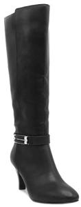 LONDON FOG Womens Event Heeled Dress Boot Black 10