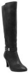 LONDON FOG Womens Event Heeled Dress Boot Black 10