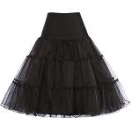 Black Petticoat Slip for 50s Dresses - Medium