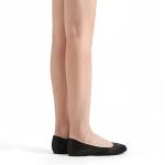 DREAM PAIRS Womens Rhinestone Ballet Flats Shoes, Black - 8.5 (Sole-Shine)
