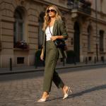 Riekhany High Heel Mules for Women Slip On Open Pointed Toe Classy Patent Leather Stiletto Pumps Formal Slingback Mule Sandals Dress Walking Shoes White