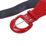 Retro Patchwork Apparel Belts for Dresses - Red