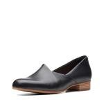 Clarks Women's Black Leather Juliet Palm Loafers