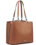 Calvin Klein Garnet Triple Compartment Tote, Caramel, One Size