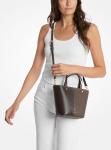 Michael Kors Flora Small Crossbody, Gold-Tone Hardware/Brown