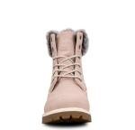 Lugz | Convoy Classic 6-inch Chukka Boots for Women | Faux Fur Lace Up Womens Fall Boots | Everyday Women Footwear, Soft Pink/Bone/Gum, 8 M