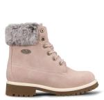 Lugz | Convoy Classic 6-inch Chukka Boots for Women | Faux Fur Lace Up Womens Fall Boots | Everyday Women Footwear, Soft Pink/Bone/Gum, 8 M