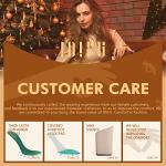 IDIFU Women's IN5 Charcy Crisscross Strappy Platform High Chunky Heels Peep Toe Pump Party Heeled Sandals(7 M US, Silver Glitter)