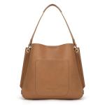 Montana West Hobo Bags for Women Medium Brown Shoulder Purse Casual Bucket Top Handle Handbag with Detachable Crossbody Strap, MWC-584BR