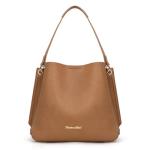 Montana West Hobo Bags for Women Medium Brown Shoulder Purse Casual Bucket Top Handle Handbag with Detachable Crossbody Strap, MWC-584BR