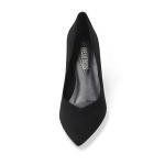 DREAM PAIRS Women’s High Chunky Closed Toe Block Heels Pointed Toe Wedding Party Elegant Slip On Pumps Shoes,Size 12,Black,SDPU2229W