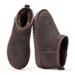 Project Cloud 100% Genuine Leather Ankle Boots for Women - Water Resistant with Memory Foam Insole Winter Boots for Women - Trending Shoes & Comfortable Women's Ankle Boots (Hippy_W, CHOCBRWNSUED,9)