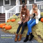 Vepose Women’s Slouch Ankle Flat Boots, Black Suede Short Low Heel Zipper 939A Booties, Size 8.5M US, (CJY939A Black 08.5)