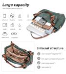 myfriday Casual Faux Leather Tote Hobo Bag for Women, Soft Shoulder Bag Crossbody Satchel Purse and Handbag (Green)