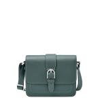 Fossil Women's Zoey Leather Medium Flap Crossbody Purse Handbag, Dusty Sky Blue (Model: ZB11021451)